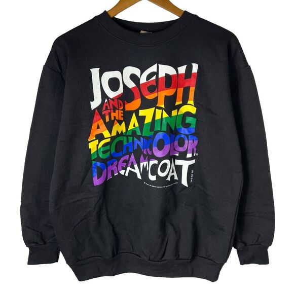 VTG 90s 1991 Mens Sz M Joseph & The Amazing Technicolor Dreamcoat Sweatshirt - Picture 1 of 6